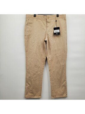 Under 510 Straight Fit Core Stretch Chino Khaki Pants Men Size 34 x 27 NWT